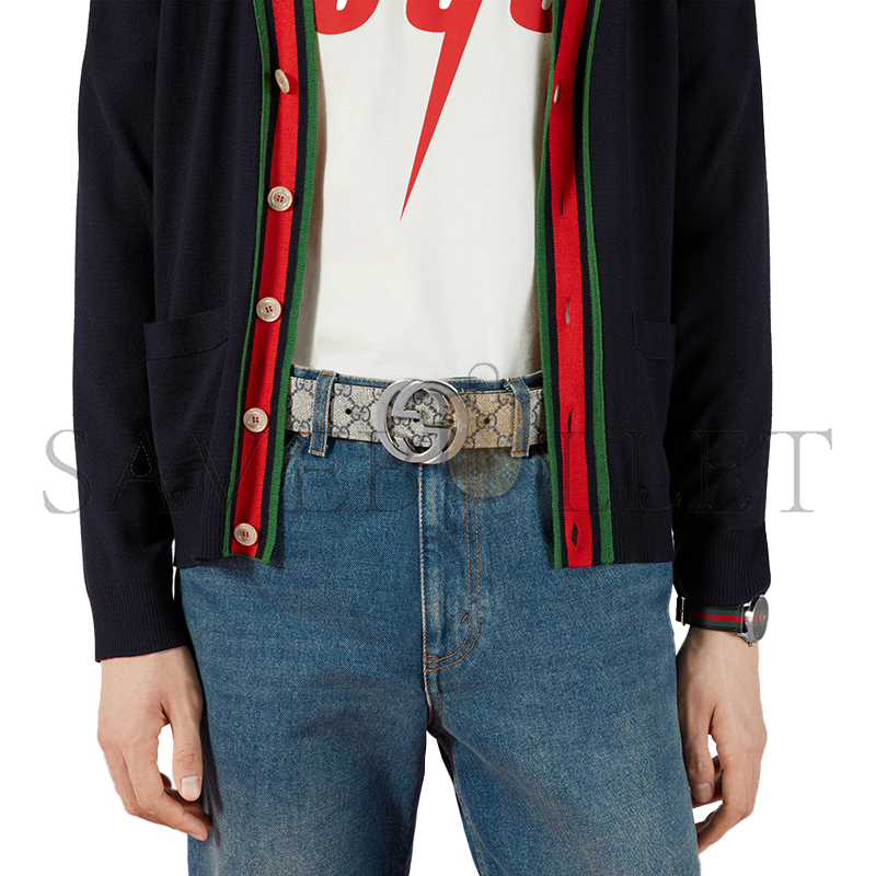 g*u*i gg S*p*e belt with g buckle 411924